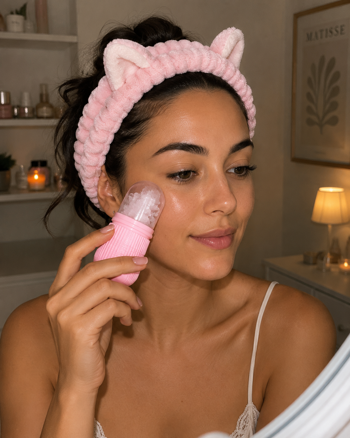 Diadema Spa Orejas de Gato | Banda de Maquillaje Suave y Ajustable