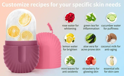 Rodillo Facial de Hielo Kireva | Reduce Bolsas, Reafirma y Revitaliza tu Piel
