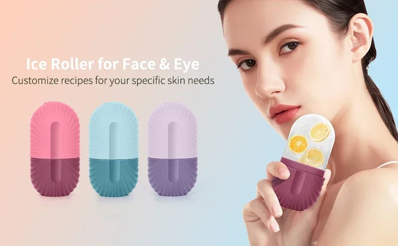 Rodillo Facial de Hielo Kireva | Reduce Bolsas, Reafirma y Revitaliza tu Piel