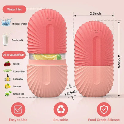 Rodillo Facial de Hielo Kireva | Reduce Bolsas, Reafirma y Revitaliza tu Piel